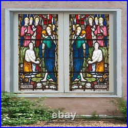 Details about  / 3D Queen Angel ZHUA238 Window Film Print Sticker Cling Stained Glass UV