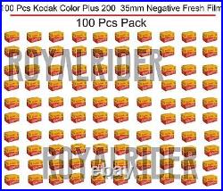 100 PCS Pack Kodak ColorPlus 200 Color Negative Film 35mm Roll film 36 Exposures