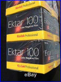 100 Rolls Kodak Ektar 100 35mm Film 135-36 Color Print Negative Fast Ship 3/2020