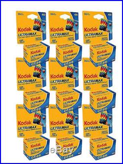100 Rolls- Kodak Ultramax 400 GC 135-36 35mm Film Color Print Carded Fresh 2022