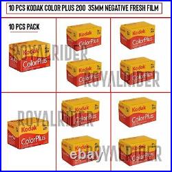 10 PCS Pack Kodak ColorPlus 200 Color Negative Film 35mm Roll Film 36 Exposures