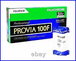 10 Rolls FUJI PROVIA 100F ULTRA FRESH 120 MED FORMAT Color Slide-expiry07/2025