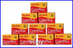 10 Rolls of Film Kodak 24 Photo 200 Asa Kit Films Roll Film 24 Print Colorplus