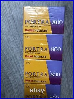 10 x Kodak Professional Portra 800 ASA 35mm Colour Print Film 135-36 Exp. 05/22