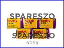 10x Kodak Gold 200 Color Negatives Film 36 Exp. Poses Express Shipping