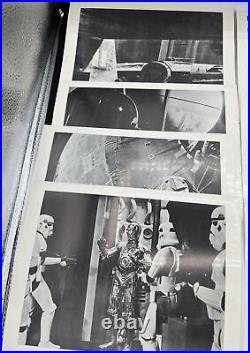 1977 Set of 15 Star Wars 8.5 x 11 Movie Still Images In Color & Black & White