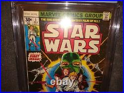 1977 Star Wars #1 1st Printing CGC 9.2 NM Marvel WP -3897342005 KEY GRAIL