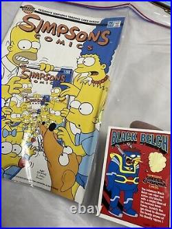1993 Bongo Ent. The Simpsons Comics Numbers 1-20 With Trading Cards VGC
