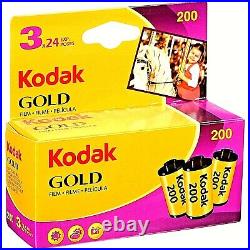 1 x Roll KODAK GOLD 200 ULTRA FRESH COLOR NEG Film-35mm/24 exps-expiry06/2024