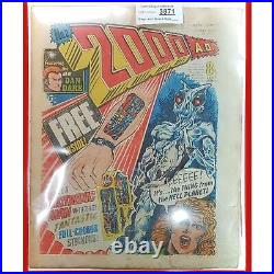 2000AD Prog 2 1st Judge Dredd Appearance 5 3 77 1977 1st Print Comic set 3871