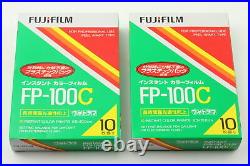 2017-05 NEW / 2 Box Fujifilm FP-100C Instant Color Film 10 prints From JAPAN