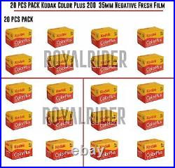 20 PCS Pack Kodak ColorPlus 200 Color Negative Film 35mm Roll Film 36 Exposures