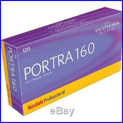 20 Rolls Kodak Portra 160 120 Color Print Film, 4 x 5 Pack