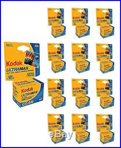 20 Rolls- Kodak Ultramax 400 GC 135-36 35mm Film Color Print Carded Fresh 2022