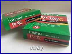 2 Boîtes Fujifilm FP 100 C Professional Instant Color FIlm Prints / 2 Boxes
