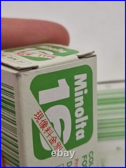 2x Minolta 16mm 2 Color Print Film Cartridges C-41 Expired April 1993 2x Minolta 16mm 2 Color Print Film Cartridges C-41 Expired April 1993
