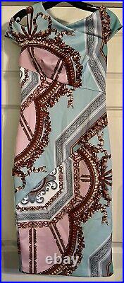 $316 Ted Baker London Versailles Digital Print Size 1 Bodycon Sheath Dress