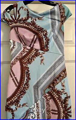 $316 Ted Baker London Versailles Digital Print Size 1 Bodycon Sheath Dress