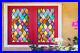 3D_Color_Brick_ZHUA711_Window_Film_Print_Sticker_Cling_Stained_Glass_UV_01_ff