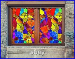 3D Color Graphics N70 Window Film Print Sticker Cling Stained Glass UV Block Amy