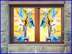 3D Color Painting A650 Window Film Print Sticker Cling Stained Glass UV Amy