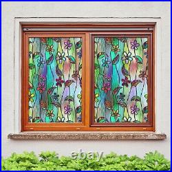 3D Color Petal Leaf A6553 Window Film Print Sticker Cling Stained Glass UV Amy