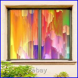 3D Color Texture A079 Window Film Print Sticker Cling Stained Glass UV Zoe