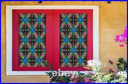 3D Colored Flower D124 Window Film Print Sticker Cling Stained Glass UV Block An