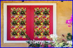 3D Colored Squares A518 Window Film Print Sticker Cling Stained Glass UV Amy