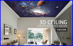 3D Colorful Light D88 Window Film Print Sticker Cling Stained Glass UV Block An