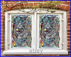 3D Colour Lines A342 Window Film Print Sticker Cling Stained Glass UV Sinsin 3D Colour Lines A342 Window Film Print Sticker Cling Stained Glass UV Sinsin