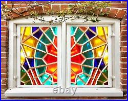 Details about   3D Kind Jesus O649 Window Film Print Sticker Cling Stained Glass UV Block Am 