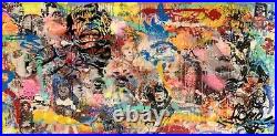 3D Graffiti Color Movie Self-adhesive Removable Wallpaper Murals Wall 430