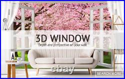 3D Retro Color N386 Window Film Print Sticker Cling Stained Glass UV Block Amy