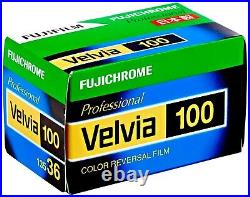 3 x Rolls FUJI VELVIA 100 FRESH Color Slide Film-35mm/36 exps-expiry 06/2025