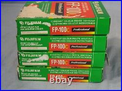 4 pack Fujifilm FP-100c Professional Instant Colour Film 10 Prints Each