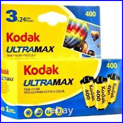 6 x Rolls KODAK ULTRAMAX 400 COLOR NEG Film-35mm/24 exps-expiry 09/2023