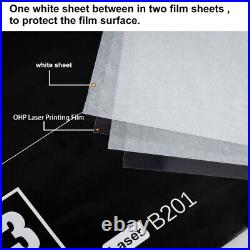 A4 OHP Film For Laser Printing Clear Overhead Projector Film Black Color Lot Uin