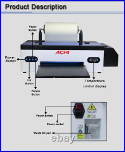 ACHI A3+ DTF Printer withOven Direct to Film Printer EPSON L1800 Print head? IN UK ACHI A3+ DTF Printer withOven Direct to Film Printer EPSON L1800 Print head? IN UK