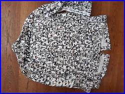 ADIDAS originals x Fiorucci life love NY denim print jacket art boho hip hop XL
