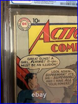 Action Comics #252 CGC 2.0 DC 1959 1st Supergirl! Key Issue Flash Movie