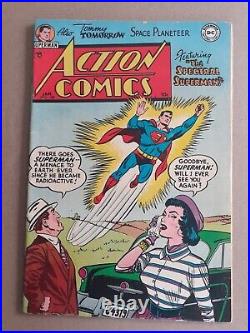 Action Comics No 188. Superman. January 1954 Golden Age DC comic. F/FV. Rare