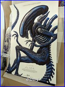 Alien N. C Winters Color Mondo Poster Art Movie Horror Classic