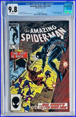 Amazing Spider-Man #265 CGC 9.8-1st Appearance of Silver Sable! New Case-Sharp