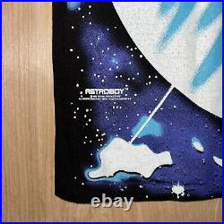 Astro Boy Mega Print All Over Print Tee Shirt Modern Boot Retro Vtg Size XL