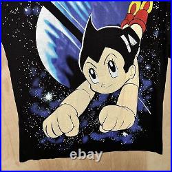 Astro Boy Mega Print All Over Print Tee Shirt Modern Boot Retro Vtg Size XL