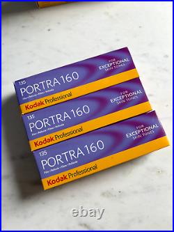 BNIB 15 Rolls Kodak Portra 160 35mm 36exp Professional 3 x Pack of 5 Fridged