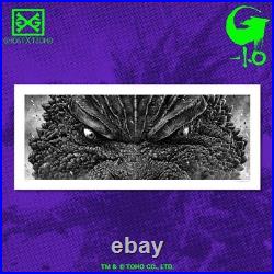 B/W + Color Godzilla Minus One Edmiston Eyes Without A Face 24x 10 1/4 GxG