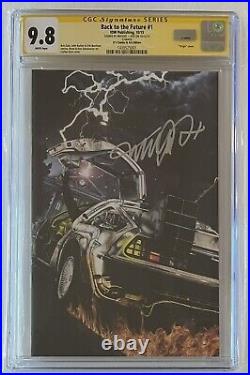 Back To The Future #1. Cgc Ss 9.8. Jj's Comics. Signed By Michael J. Fox