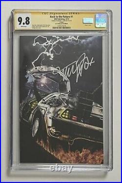 Back To The Future #1. Cgc Ss 9.8. Jj's Comics. Signed By Michael J. Fox